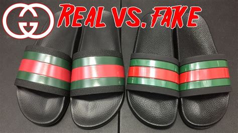 gucci slides real or fake|how to authenticate gucci slides.